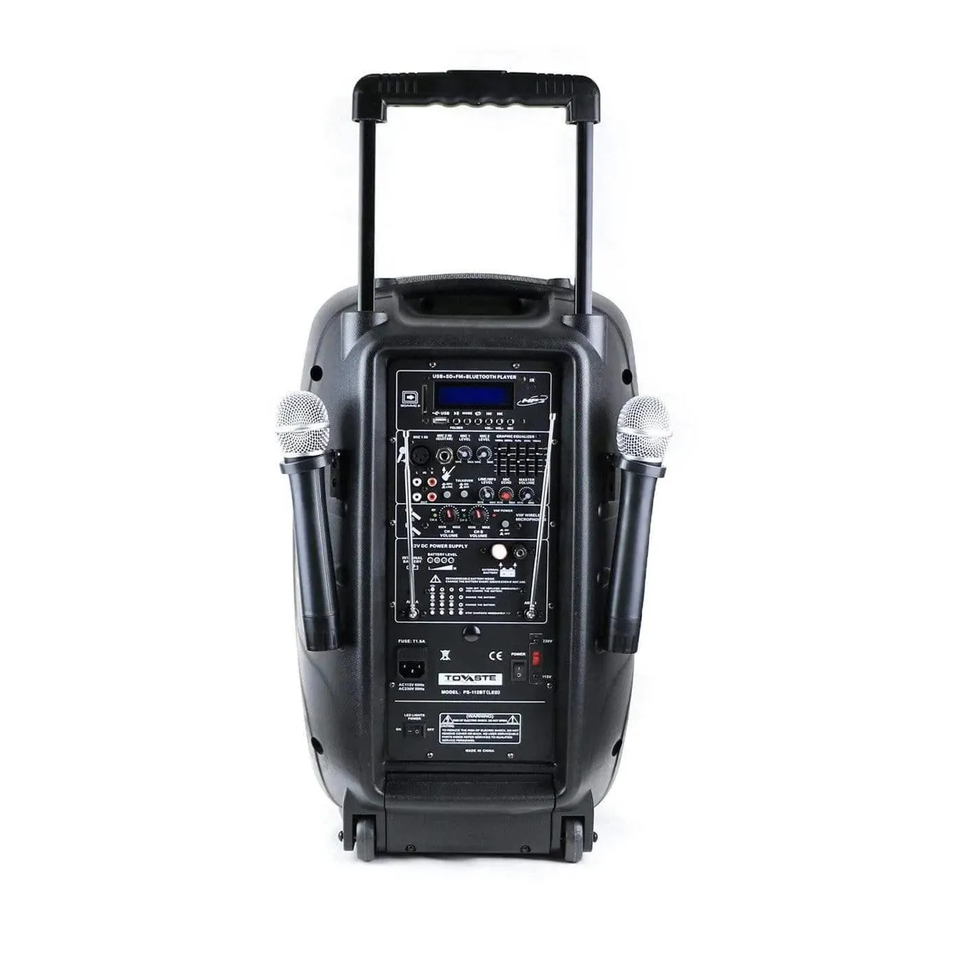 Tovaste PS112BTLED Rechargeable Portable PA System