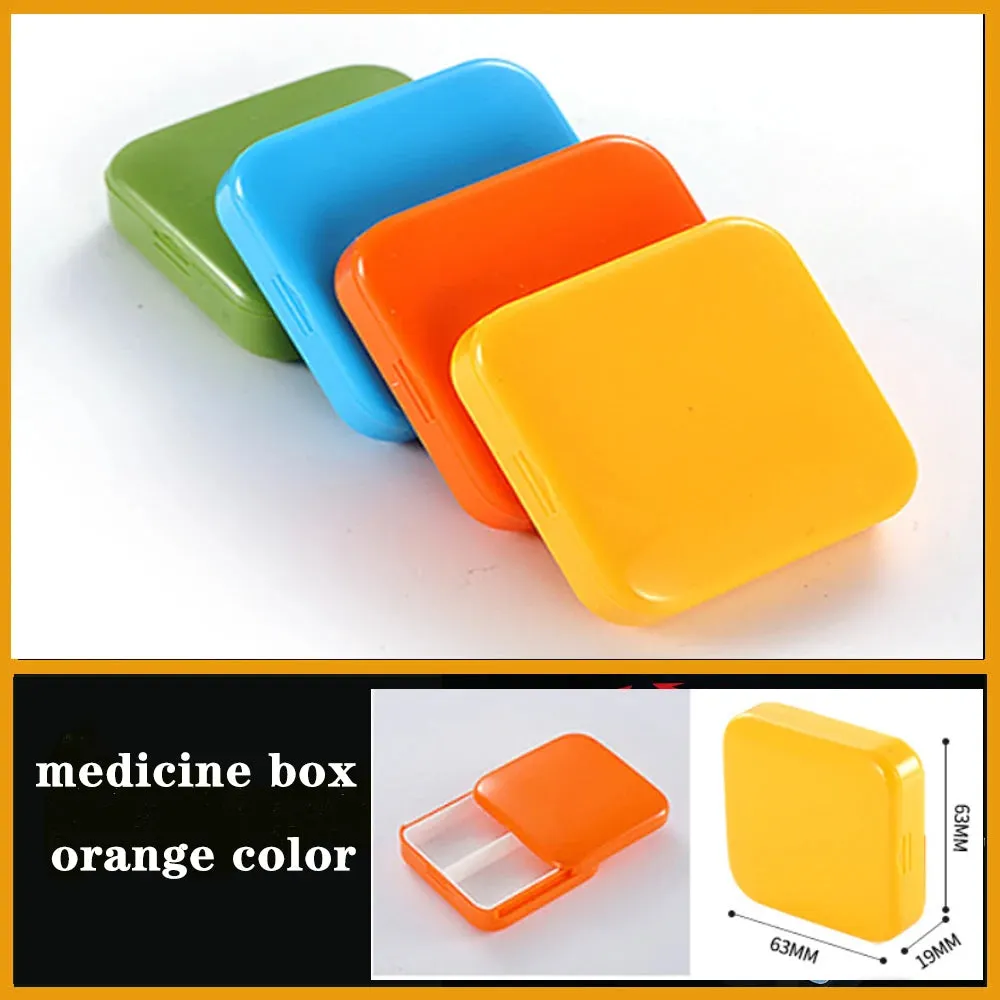 Transparent Plastic storage box Screw fishing tablets craft Compartment Case