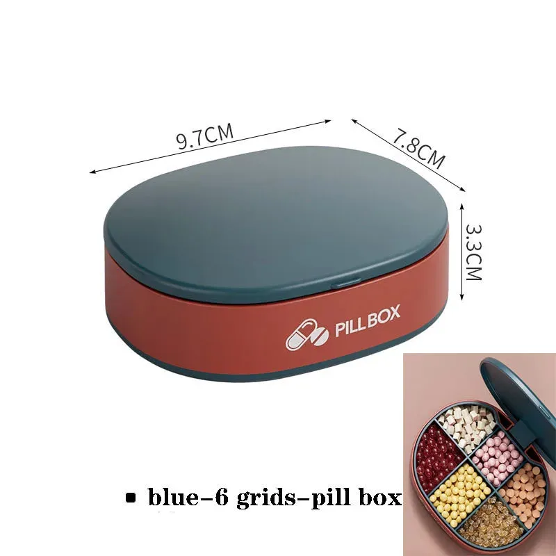 Transparent Plastic storage box Screw fishing tablets craft Compartment Case