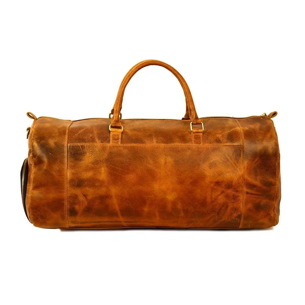 Trenton Handcrafted Cowhide Leather Duffel