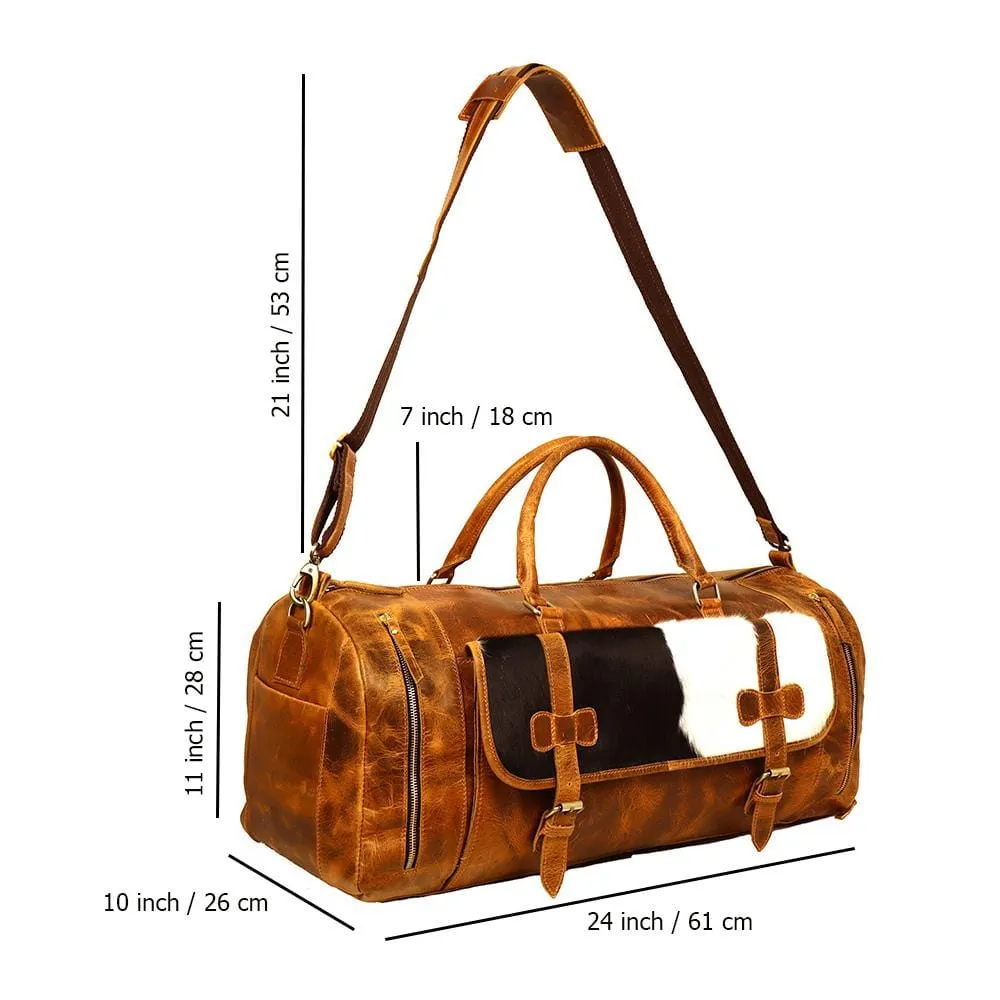 Trenton Handcrafted Cowhide Leather Duffel