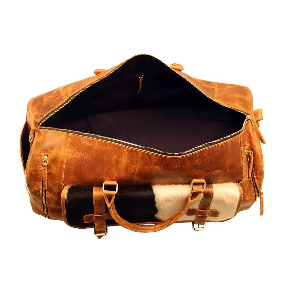 Trenton Handcrafted Cowhide Leather Duffel