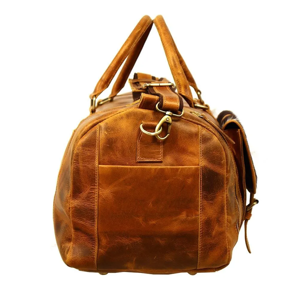 Trenton Handcrafted Cowhide Leather Duffel