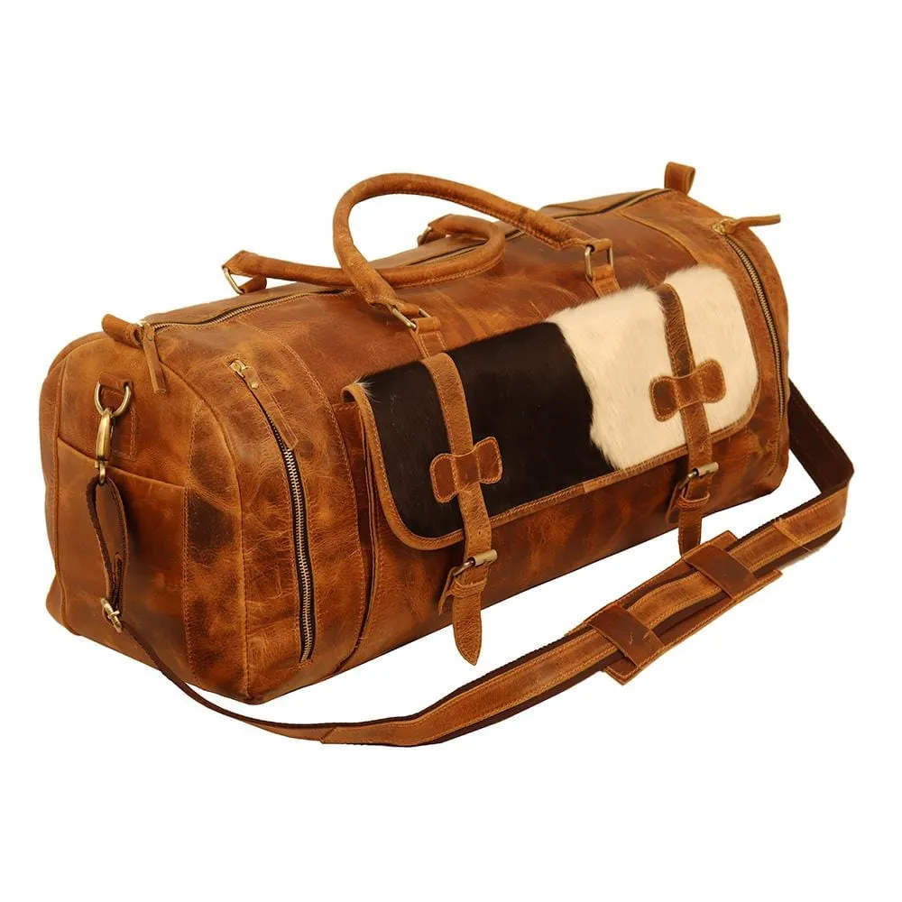 Trenton Handcrafted Cowhide Leather Duffel