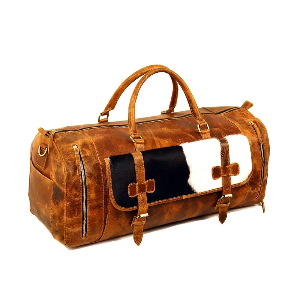 Trenton Handcrafted Cowhide Leather Duffel