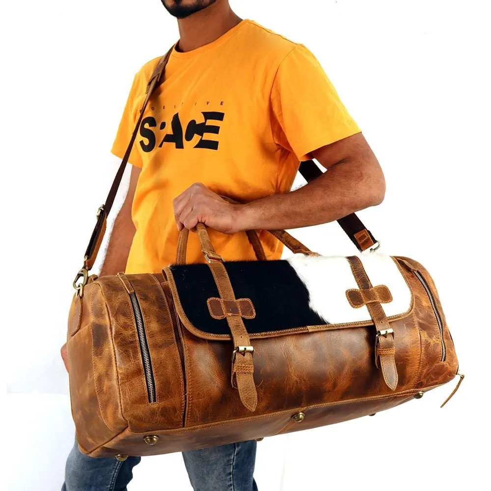 Trenton Handcrafted Cowhide Leather Duffel