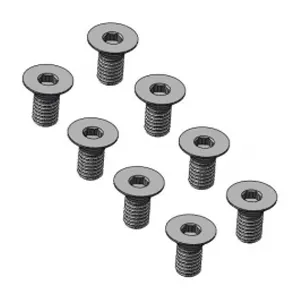TS-FSM306M/V3 M3 x 6 Titanium Flat Head Hex Socket - Machine (8 Pcs)