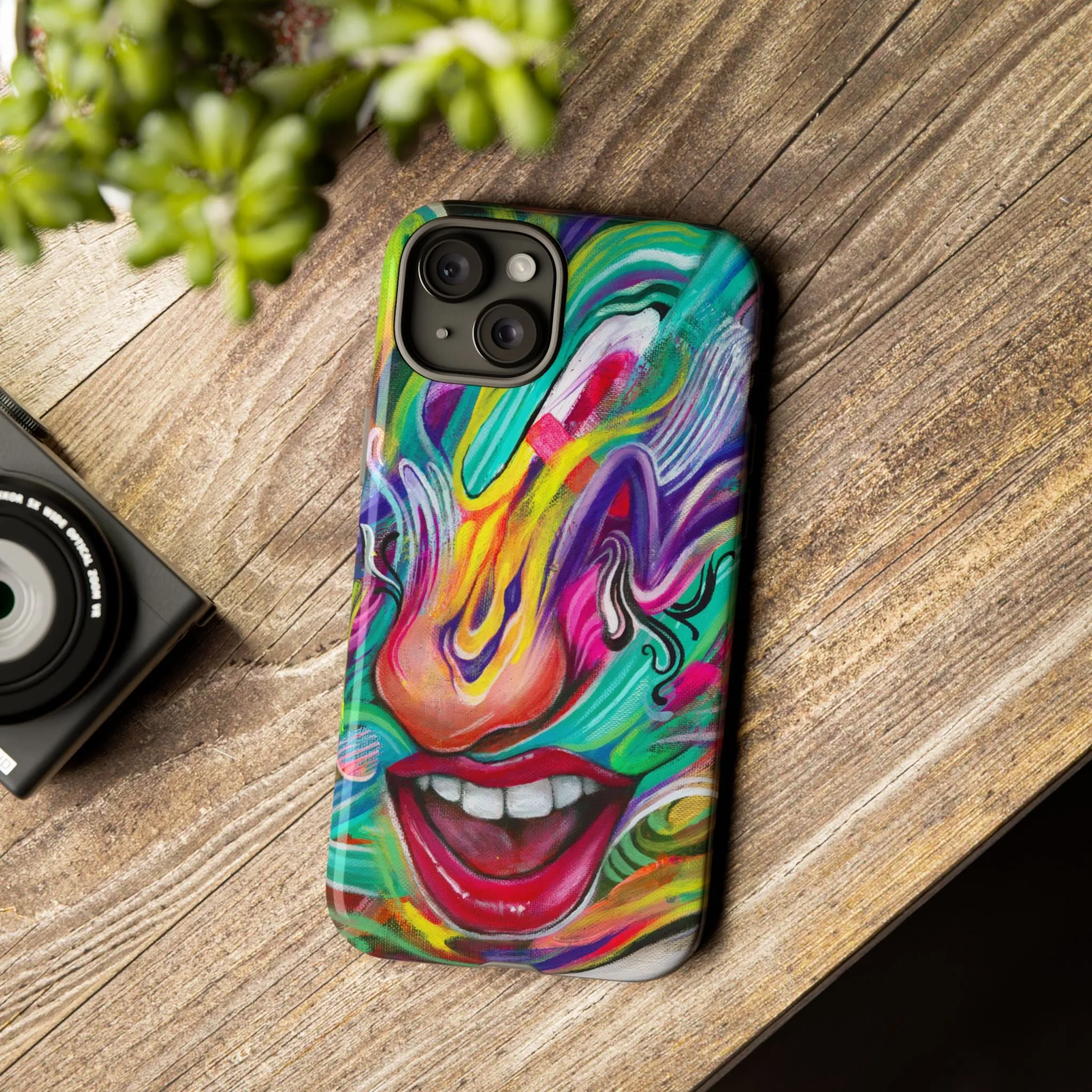 TURN IT UP PHONE CASE BY CHAYA AV (IPHONE GALAXY PIXEL)