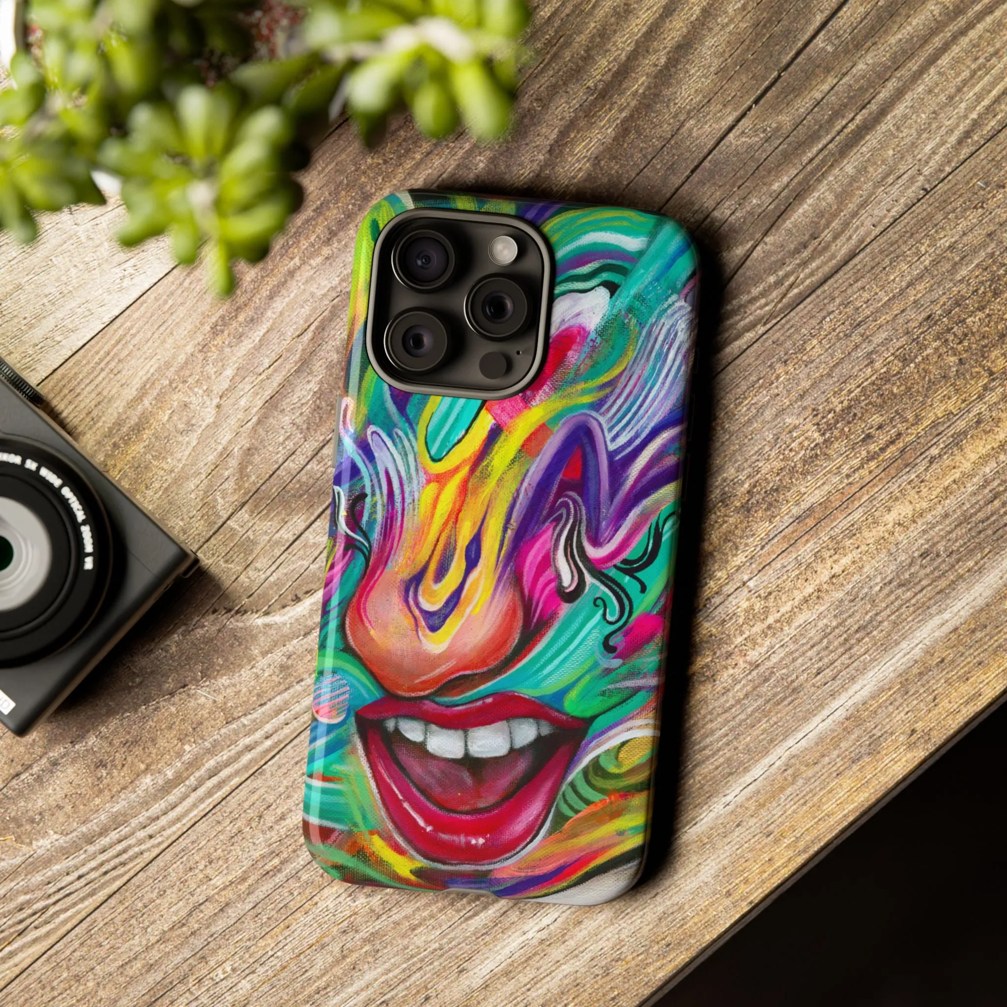TURN IT UP PHONE CASE BY CHAYA AV (IPHONE GALAXY PIXEL)
