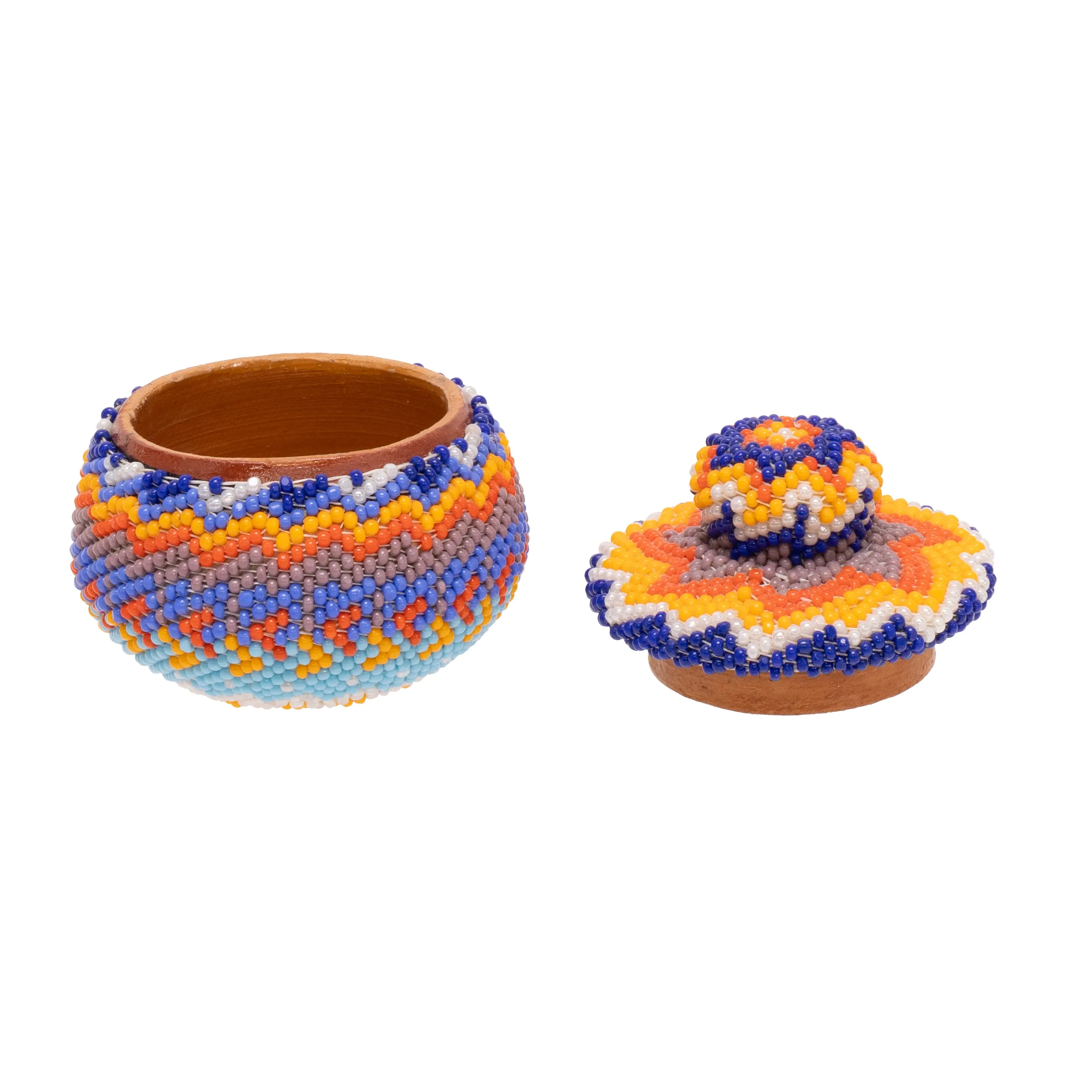 Two Beaded Paiute Bottles
