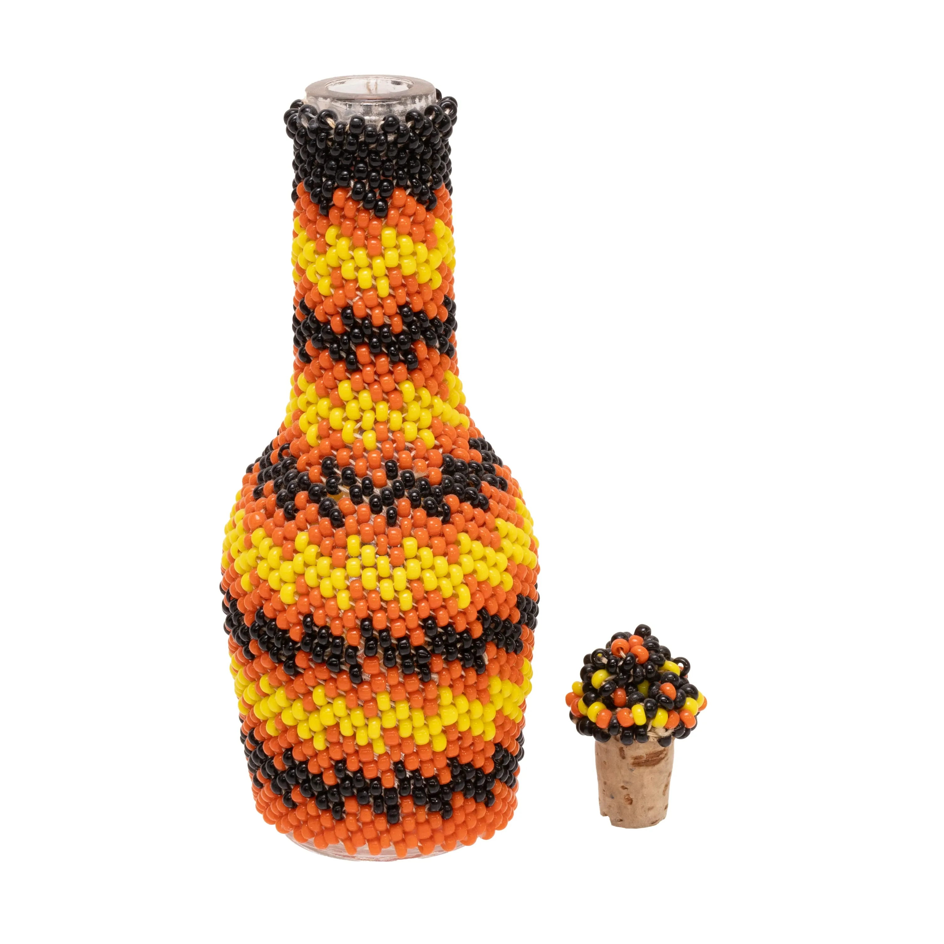 Two Beaded Paiute Bottles