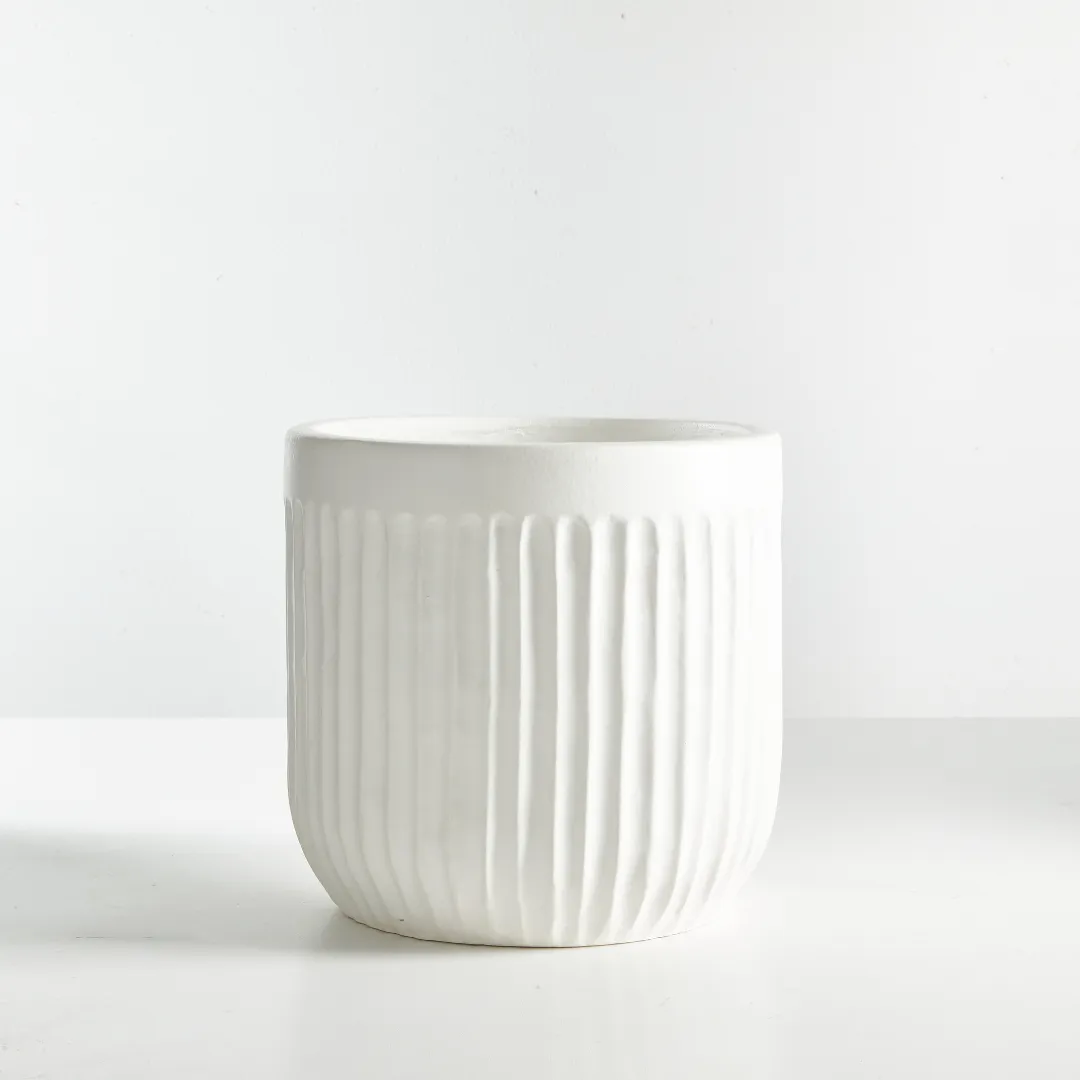 Urban Oasis Linea Pot White 300mm
