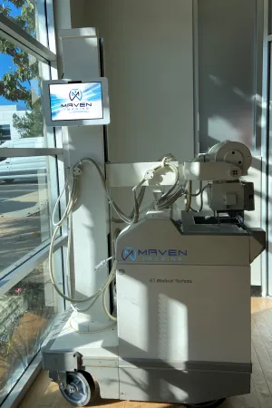 Used recondition GE AMX 4 Portable X-ray and 14 x 17 WIreless DR panel Package