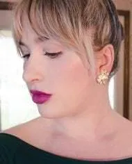 Vintage 1980s Swarovski Crystal Earrings with Gold Plate Detailing