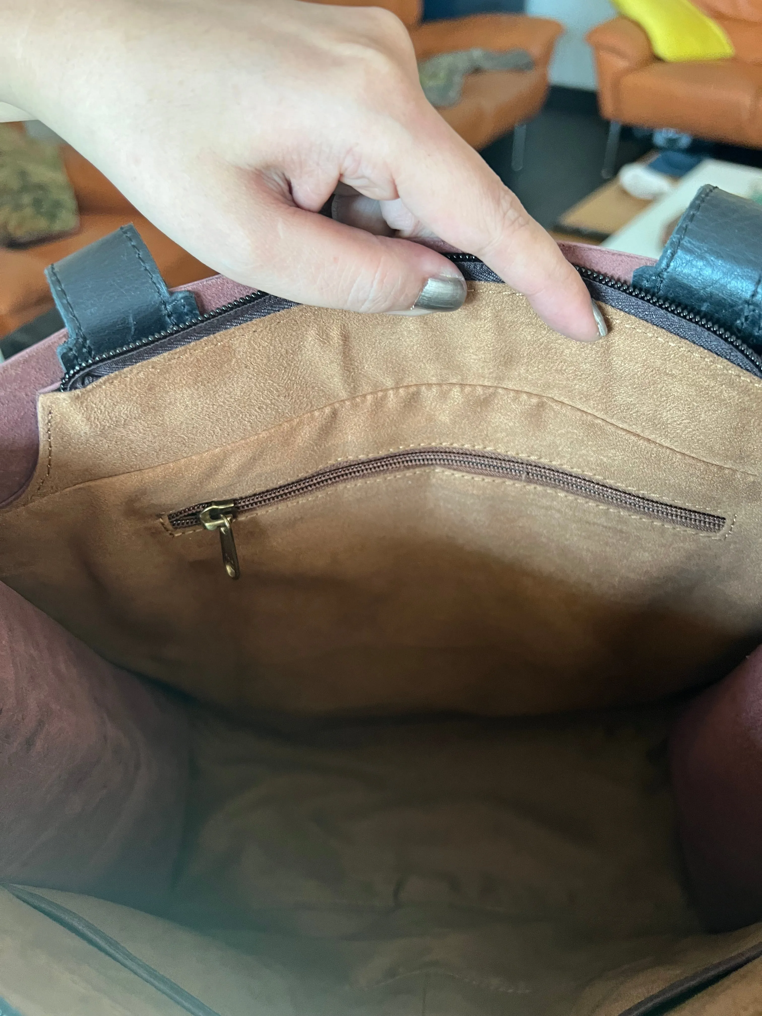 Vintage Tote Leather Bag