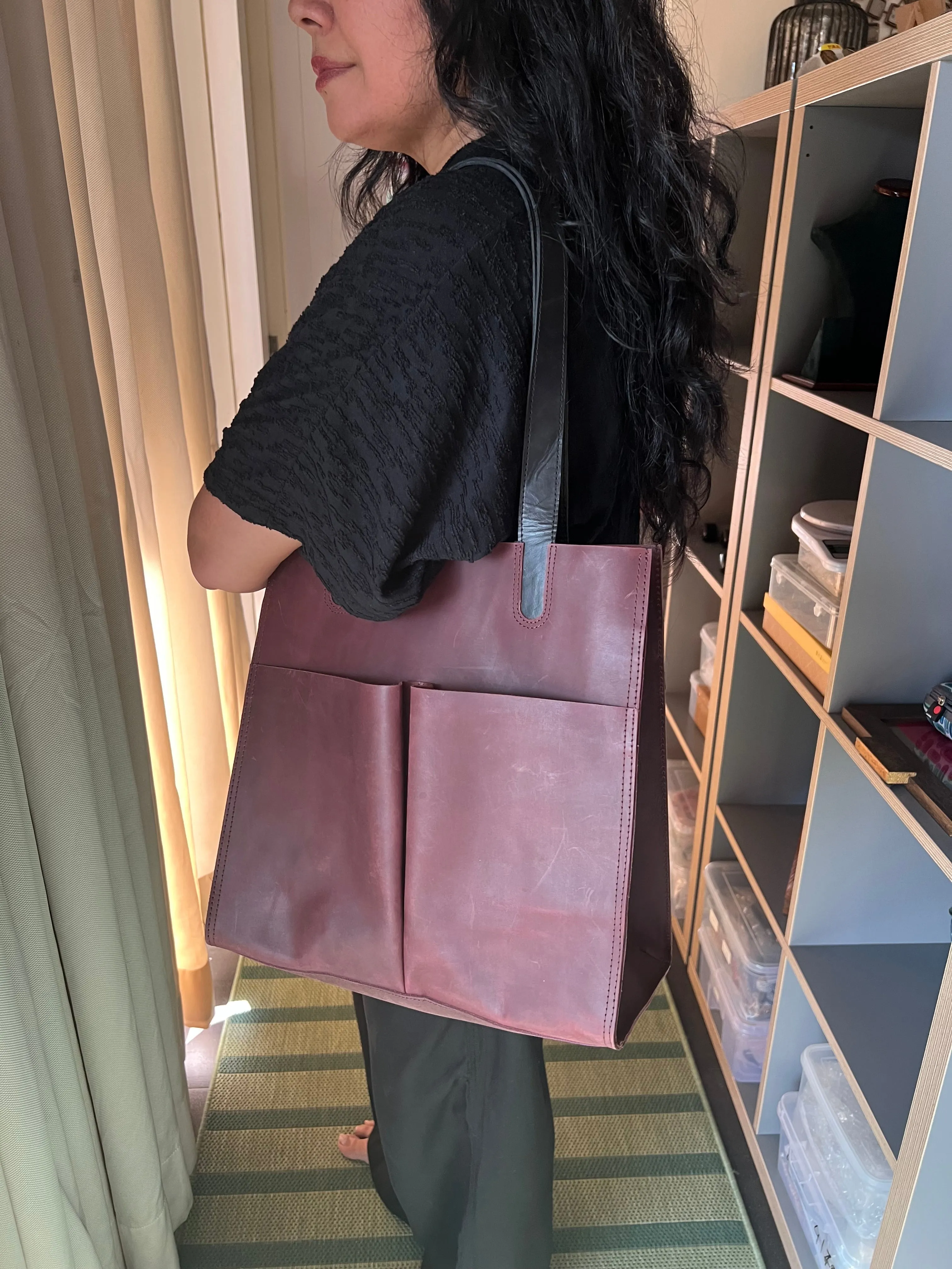 Vintage Tote Leather Bag