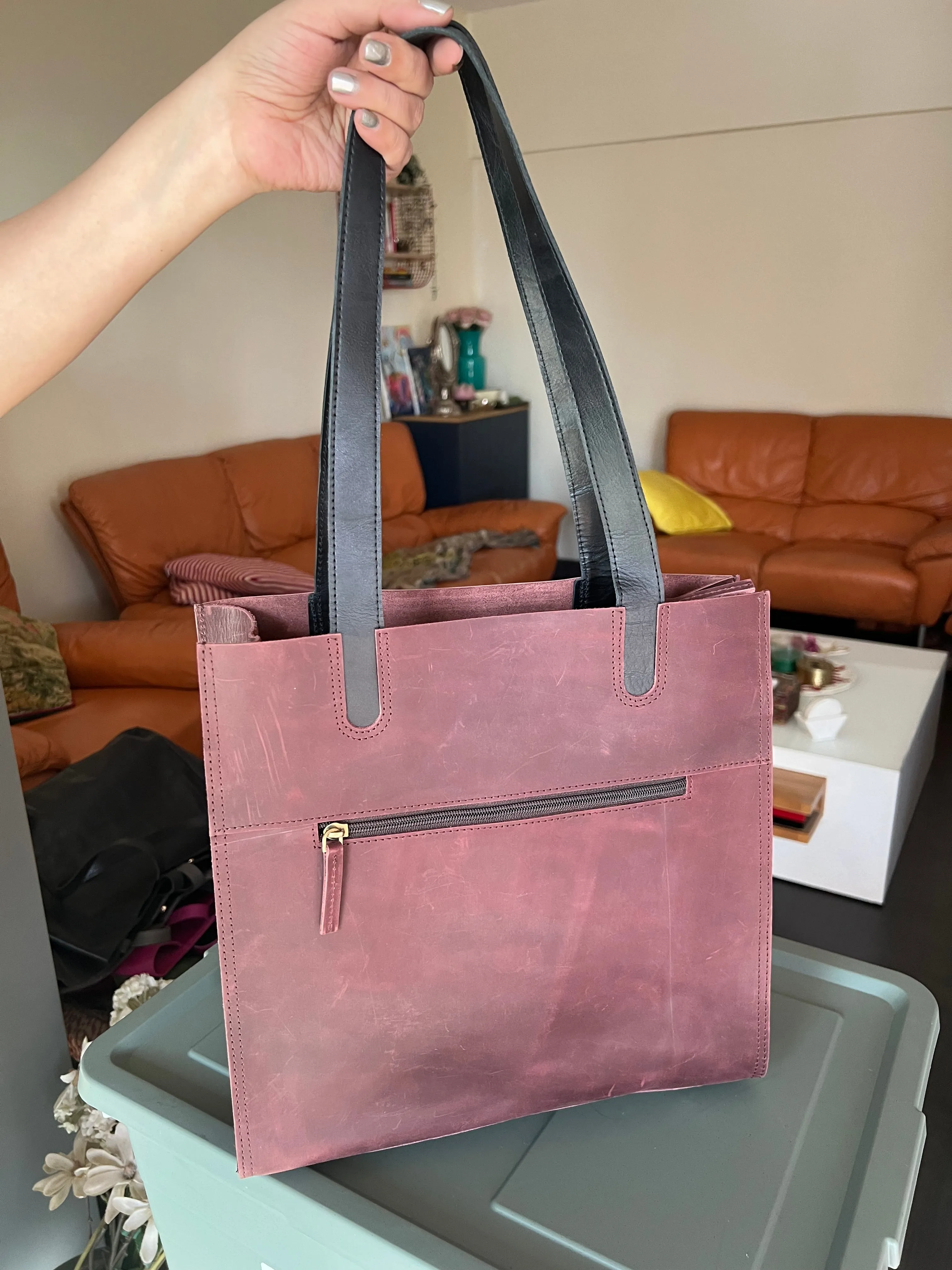 Vintage Tote Leather Bag