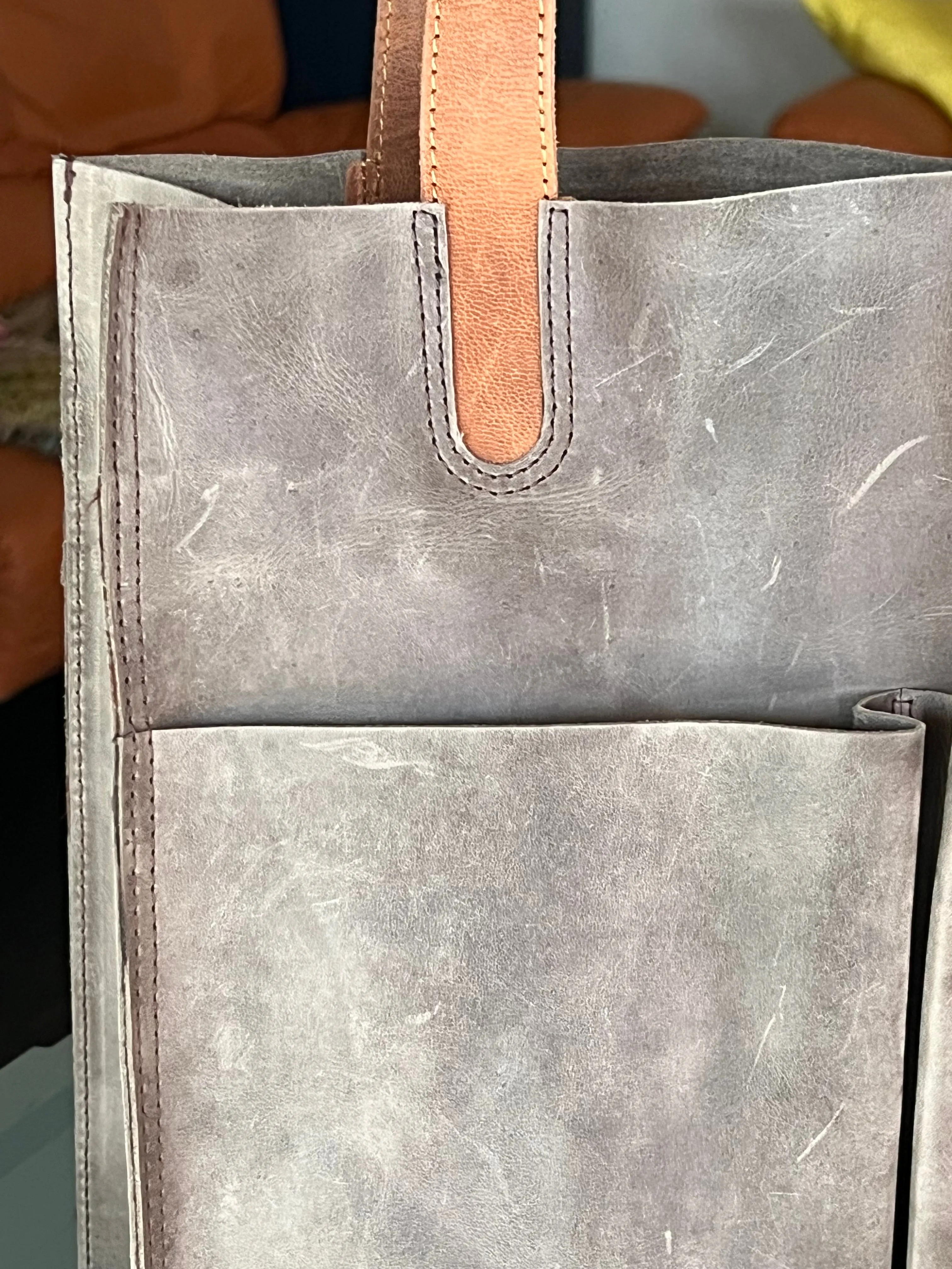 Vintage Tote Leather Bag