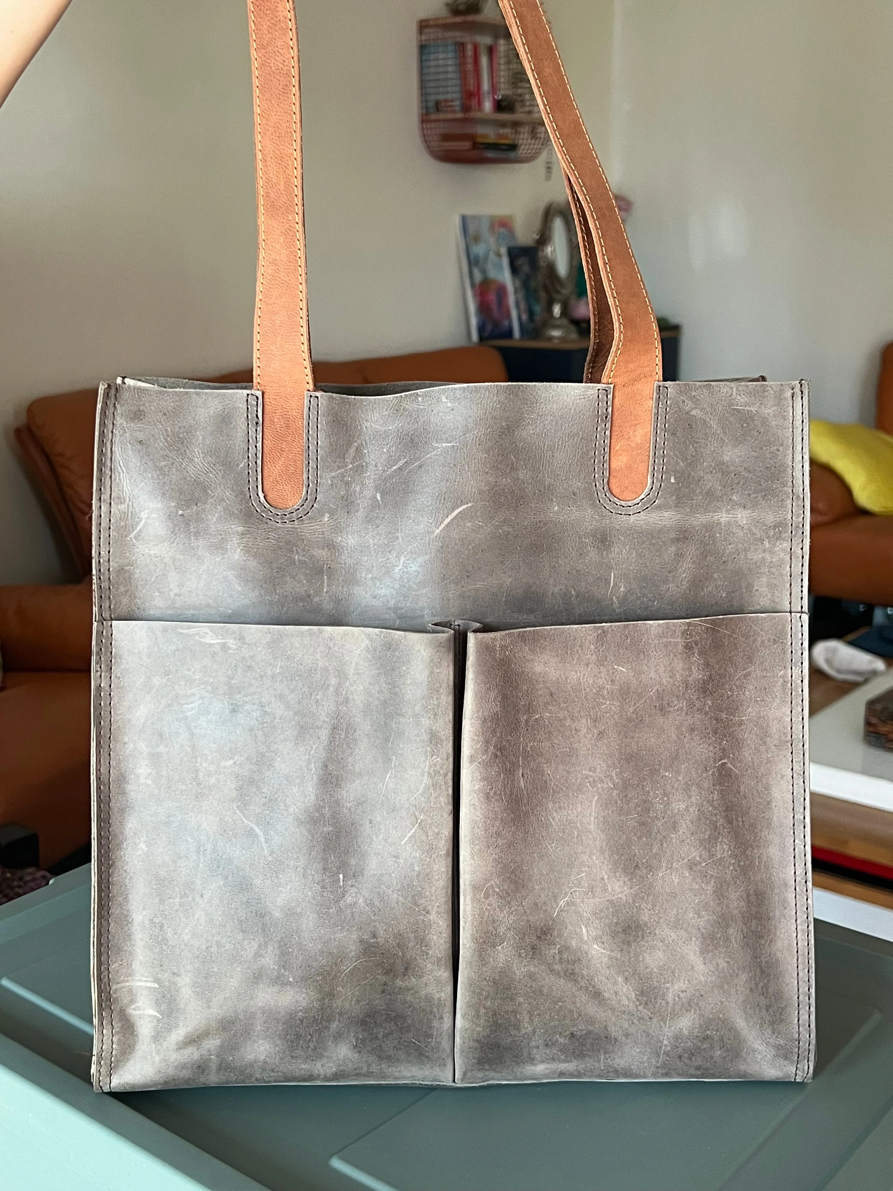 Vintage Tote Leather Bag
