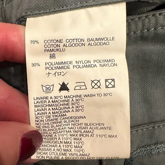 Vintage Women's DIESEL Y2K Military Skirt Khaki Green Size 27 Grunge Boho Rare