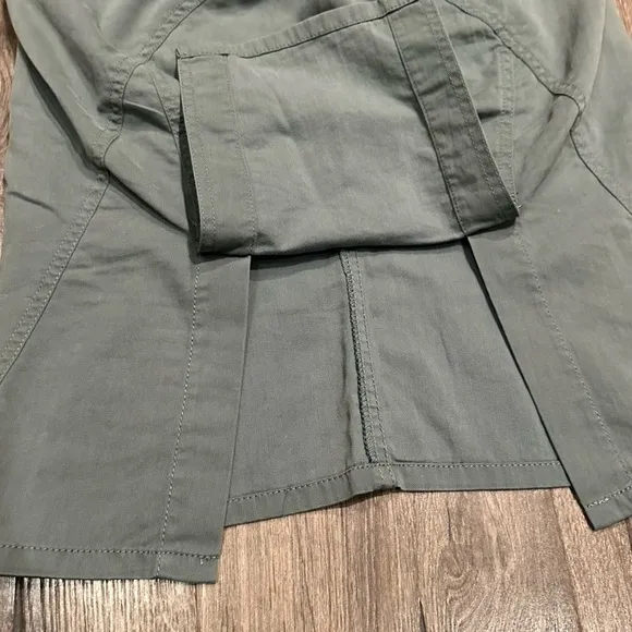 Vintage Women's DIESEL Y2K Military Skirt Khaki Green Size 27 Grunge Boho Rare
