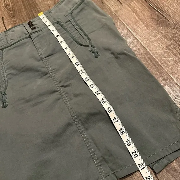 Vintage Women's DIESEL Y2K Military Skirt Khaki Green Size 27 Grunge Boho Rare