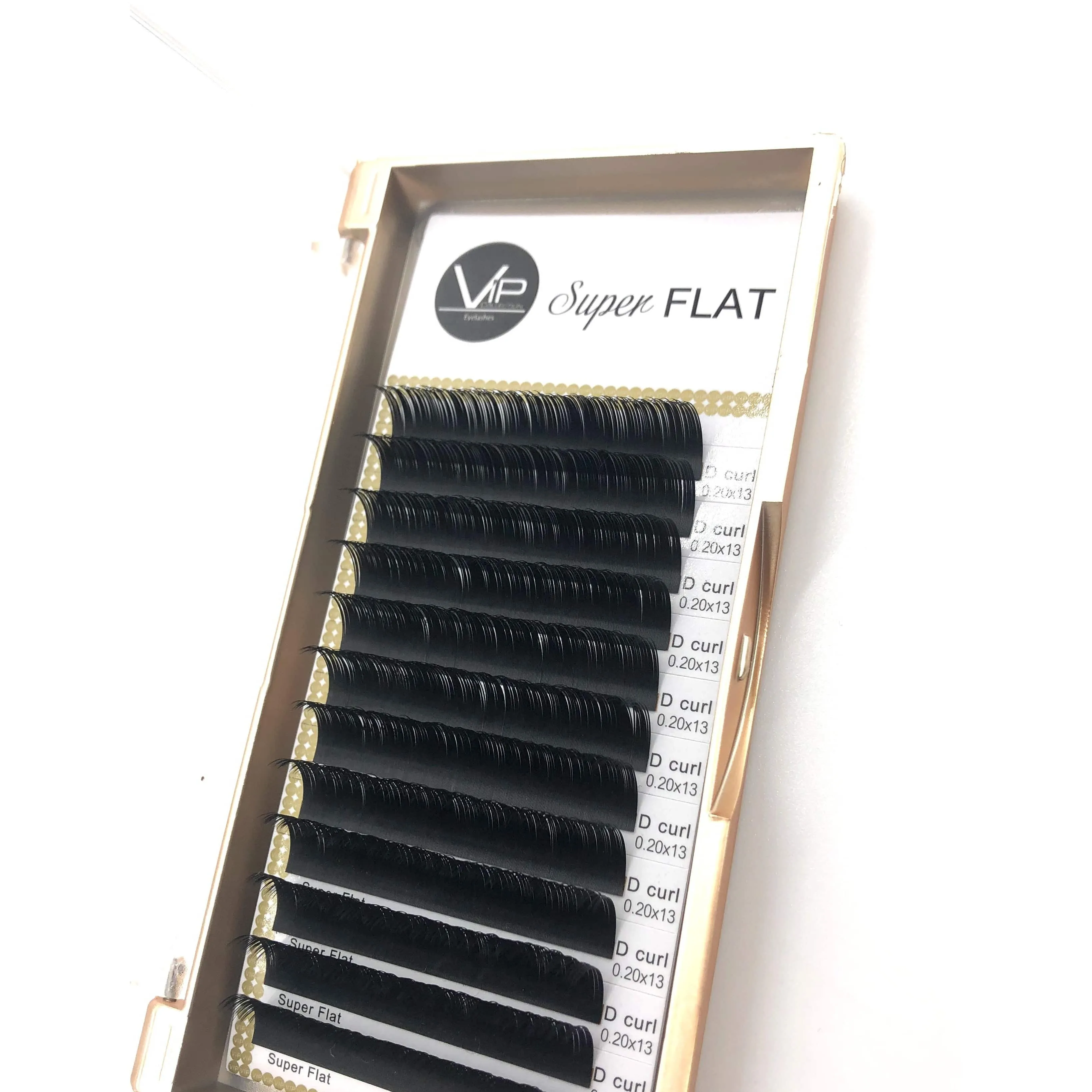 VIP Eyelashes - Super Flat Extensions - 12 lines - 0.20 D