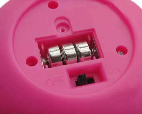 Voice Control LED Candle Night Light - Pink