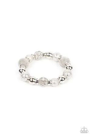 We Totally Mesh - White Bracelet