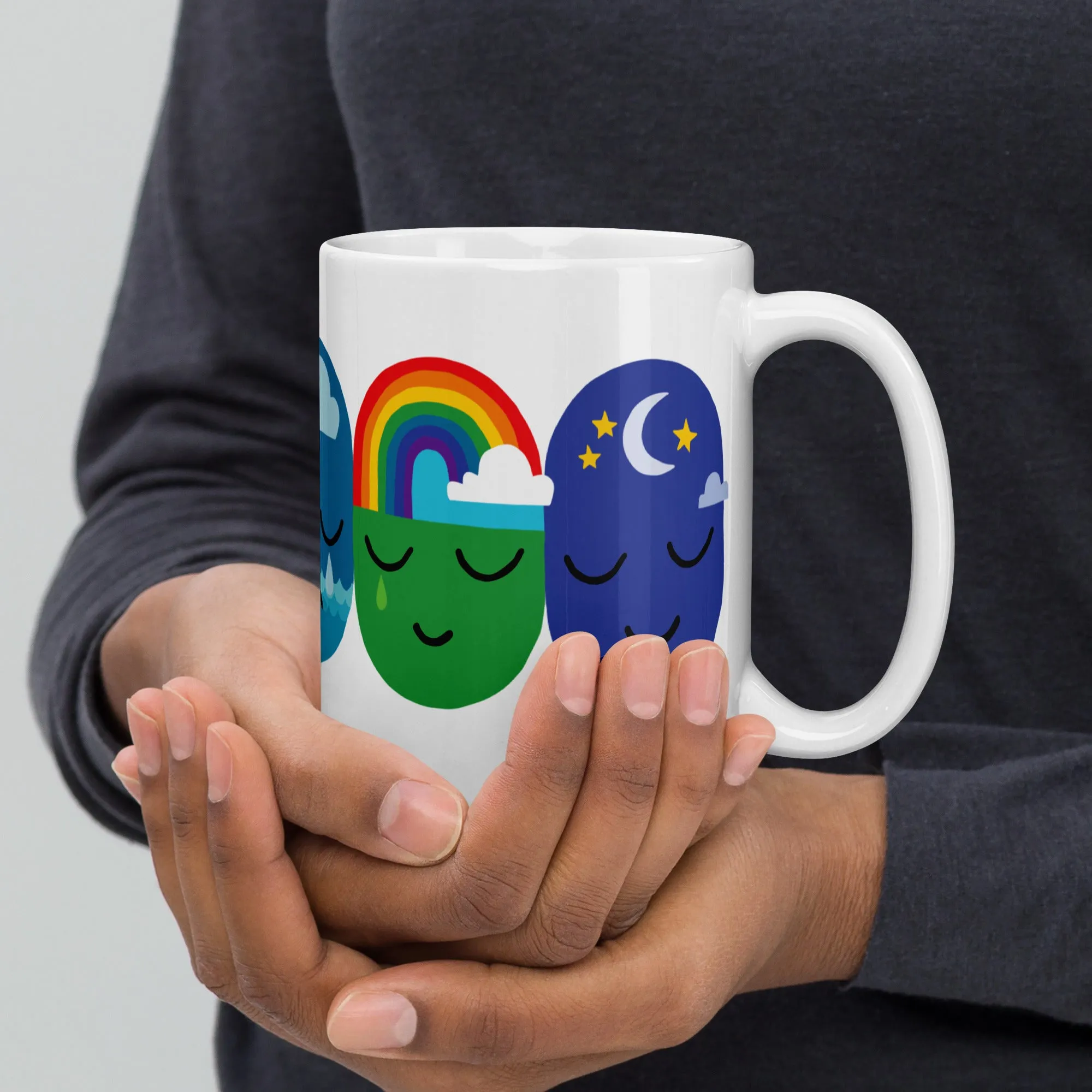 Weathering the Storm | White glossy mug