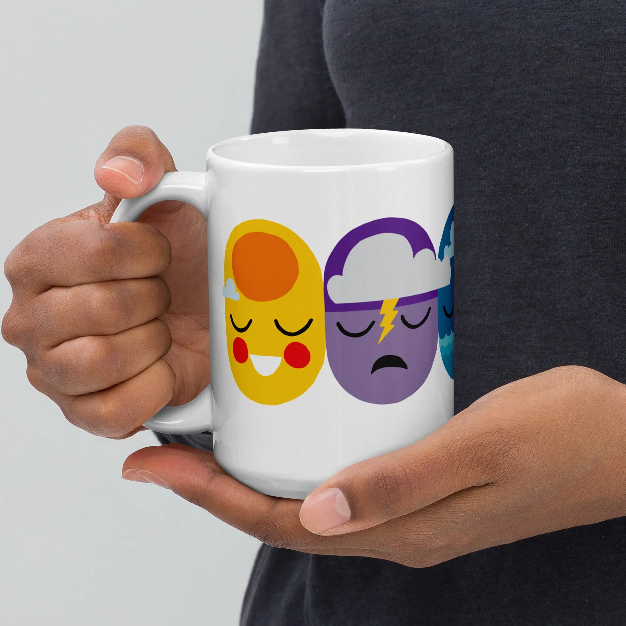 Weathering the Storm | White glossy mug