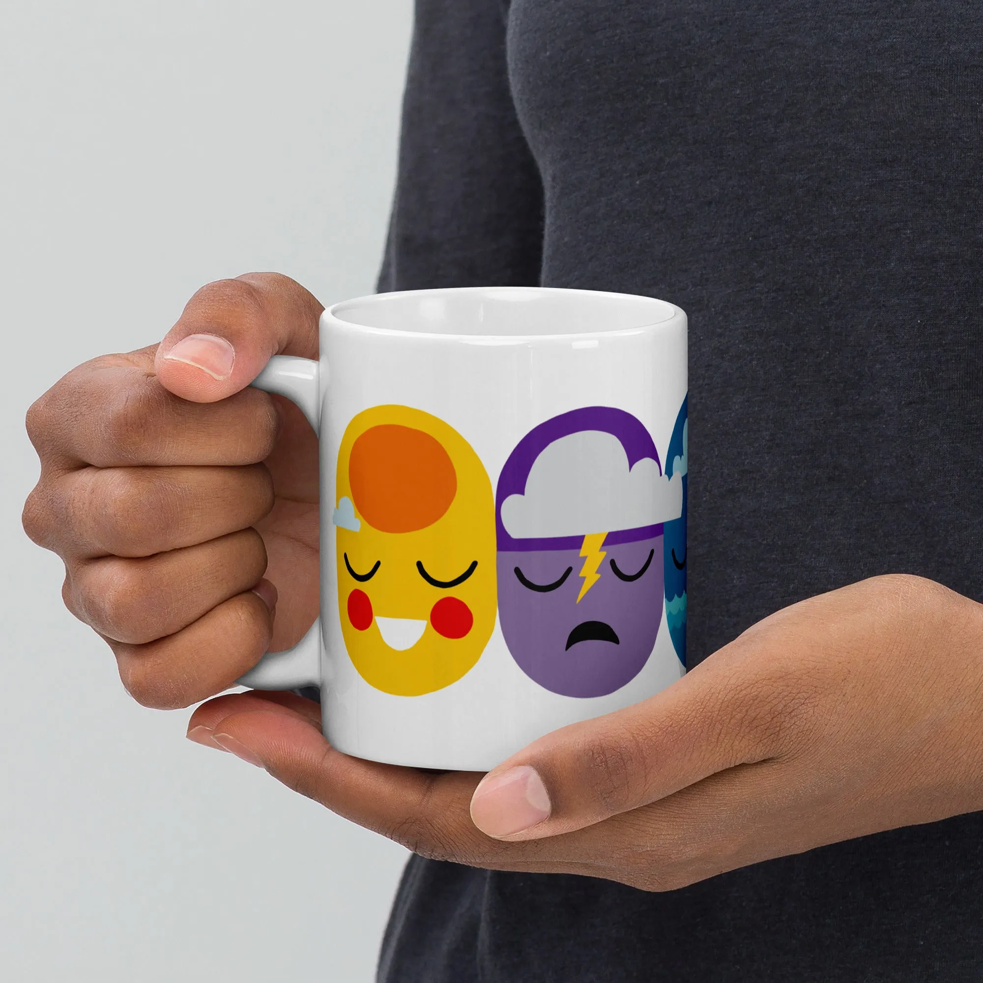Weathering the Storm | White glossy mug