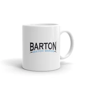 White glossy mug