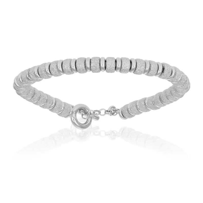 White Gold and Blue Bracelets Gift Idea for her