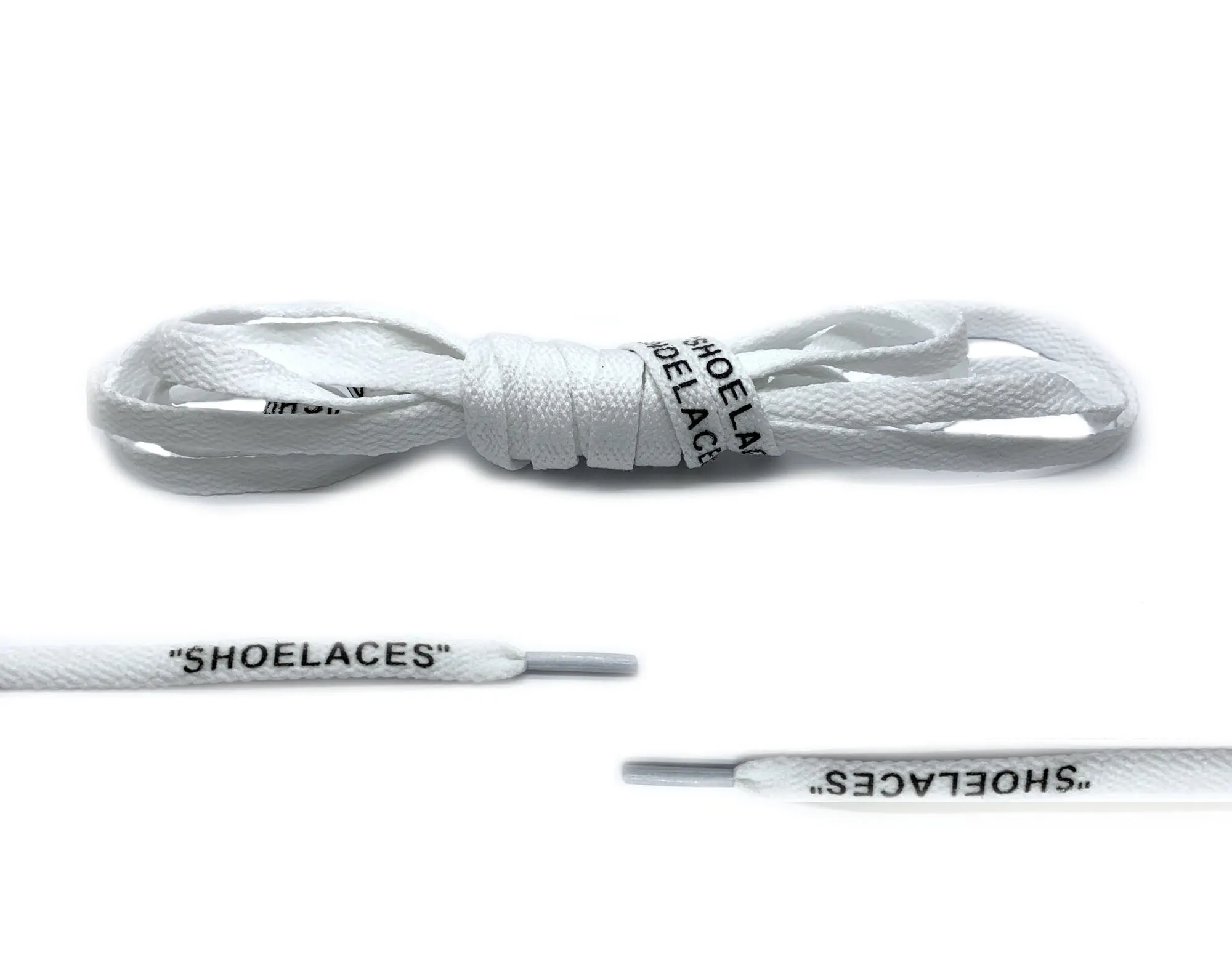 White Off-White "SHOE LACES" Laces
