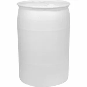 White Plastic 55 gallon Barrels
