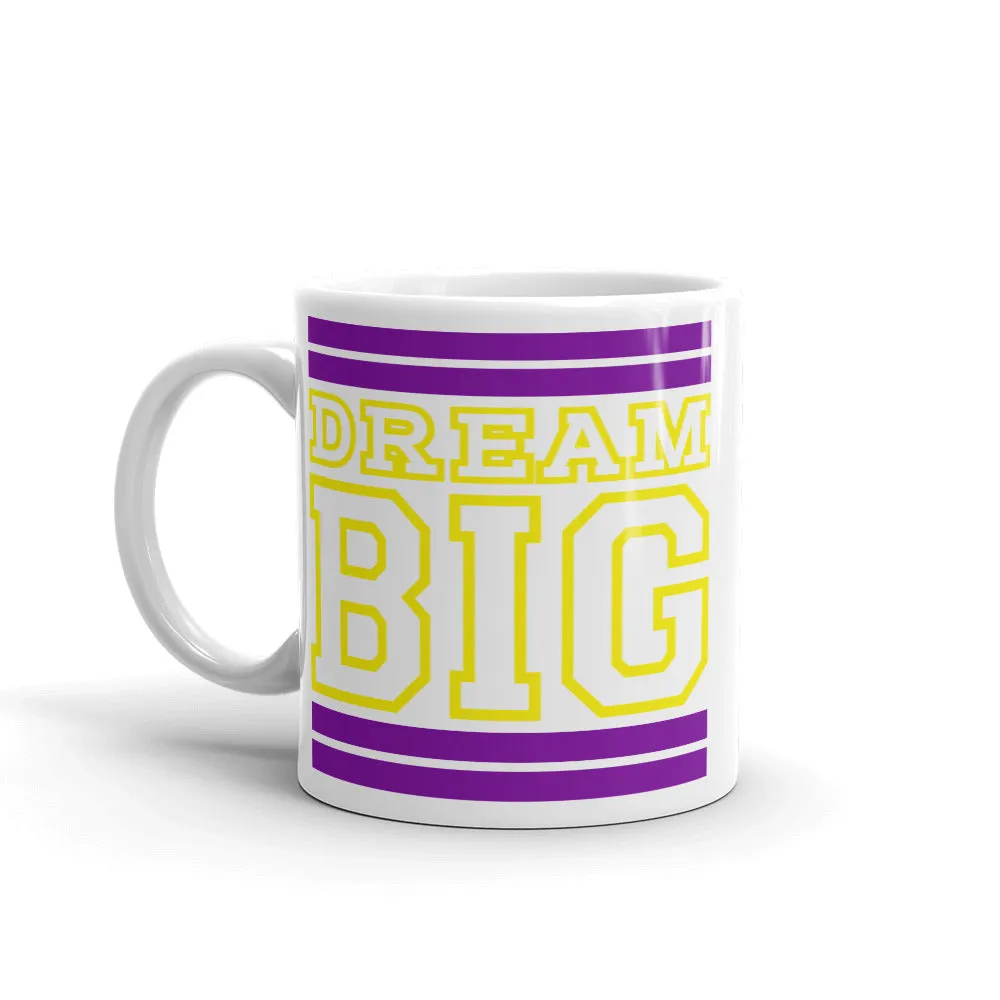 White Purple and Yellow Mug (11 oz.)