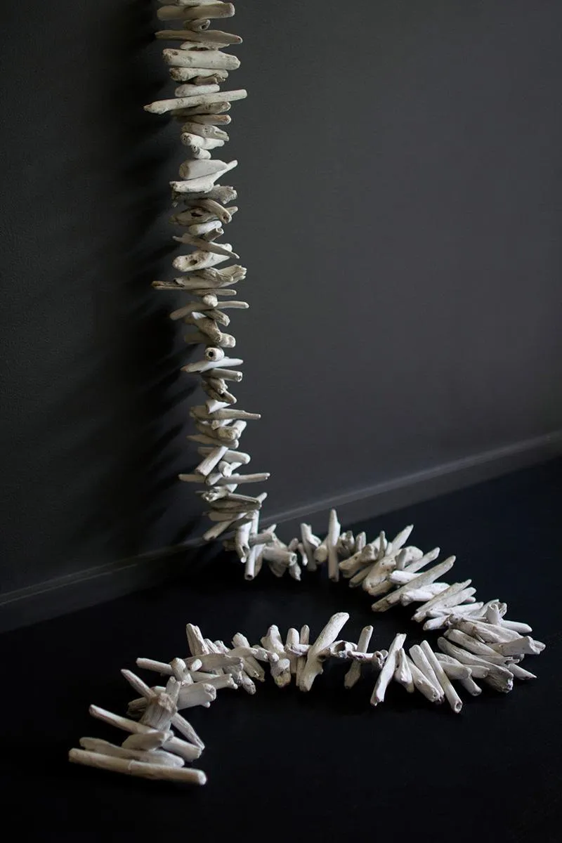 Whitewash Driftwood Garland (Pack of 2)