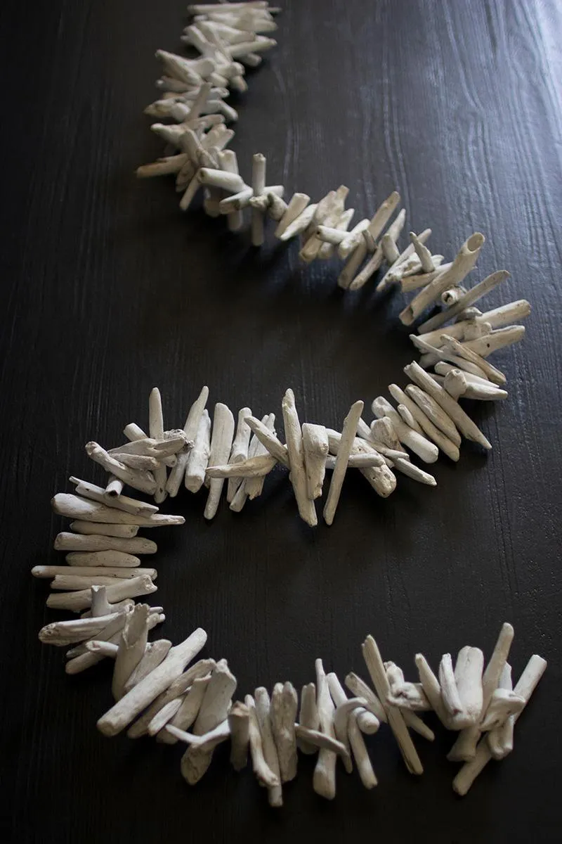 Whitewash Driftwood Garland (Pack of 2)