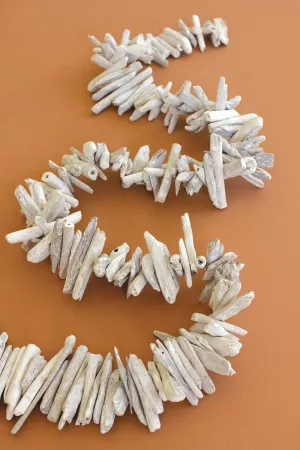 Whitewash Driftwood Garland (Pack of 2)