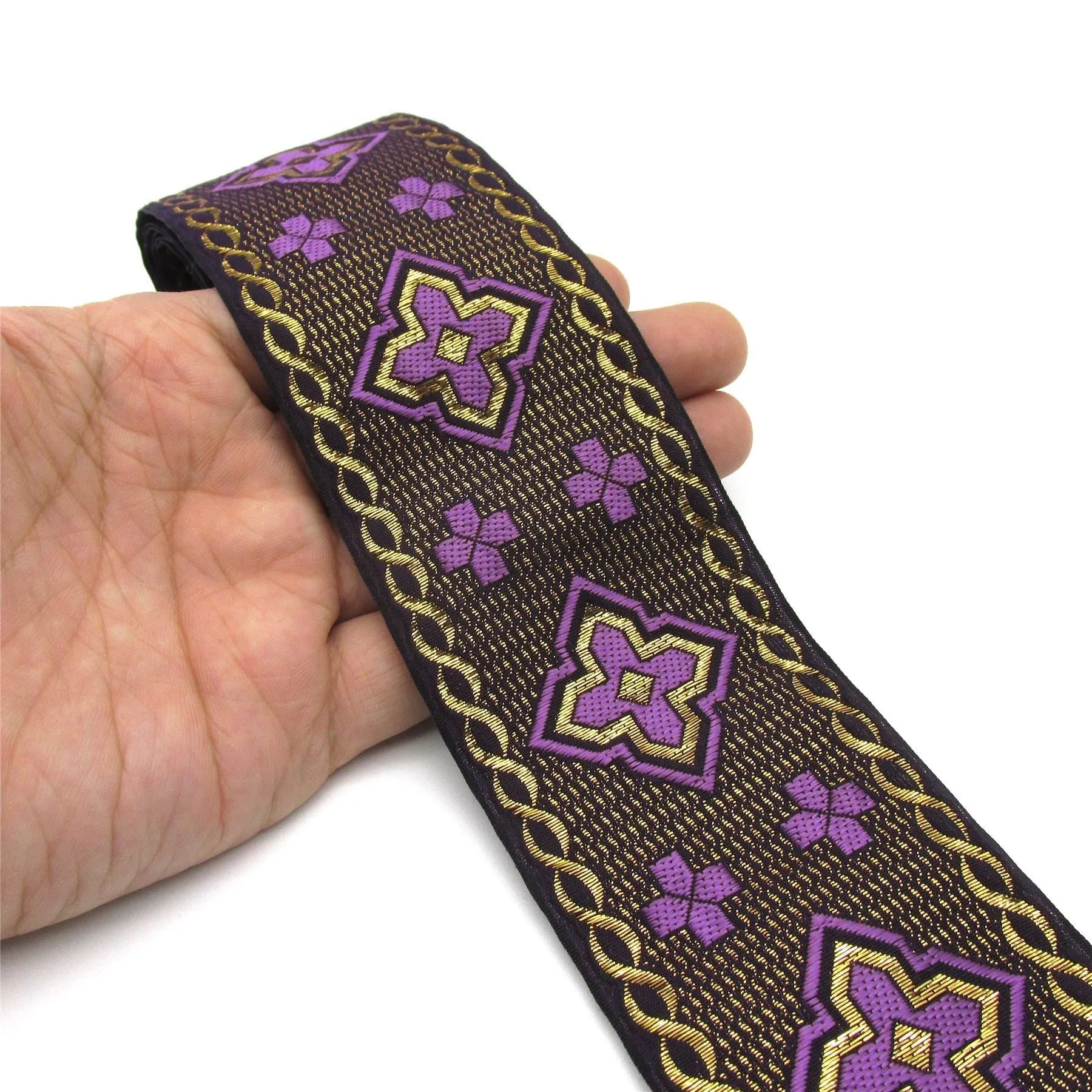 Wide Celtic Brocade Braid 6cm 8246