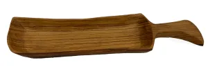 Wild Olive Wood Knob Handle Cracker Tray