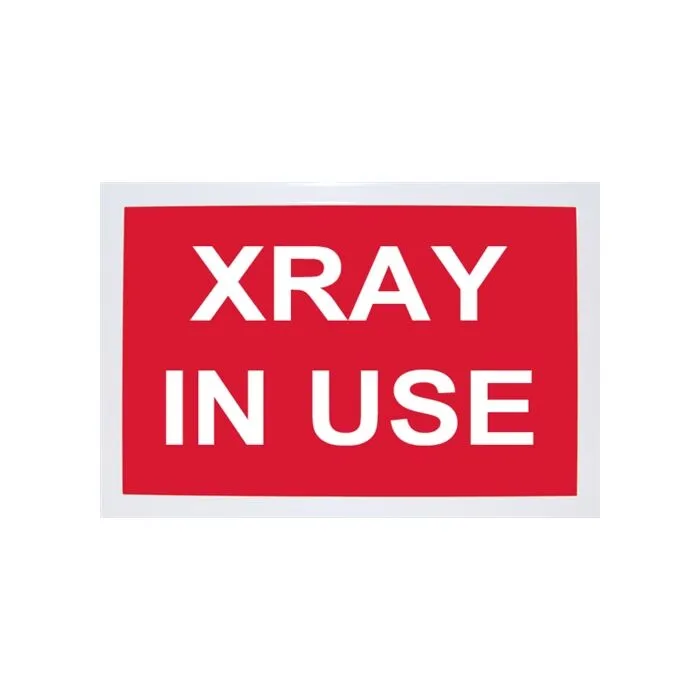 X-Ray In Use or Custom Print Lighted Sign