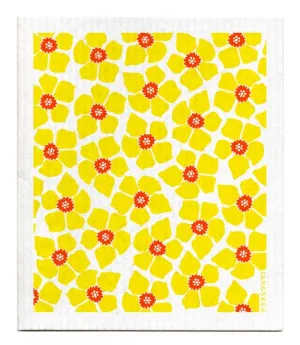 Yellow Daffodil Dishcloth