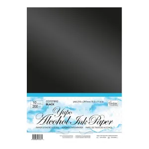 Yupo - Black A4 Alcohol Ink Paper