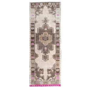 Z258 Handwoven Vintage Rug 4'9x12’3
