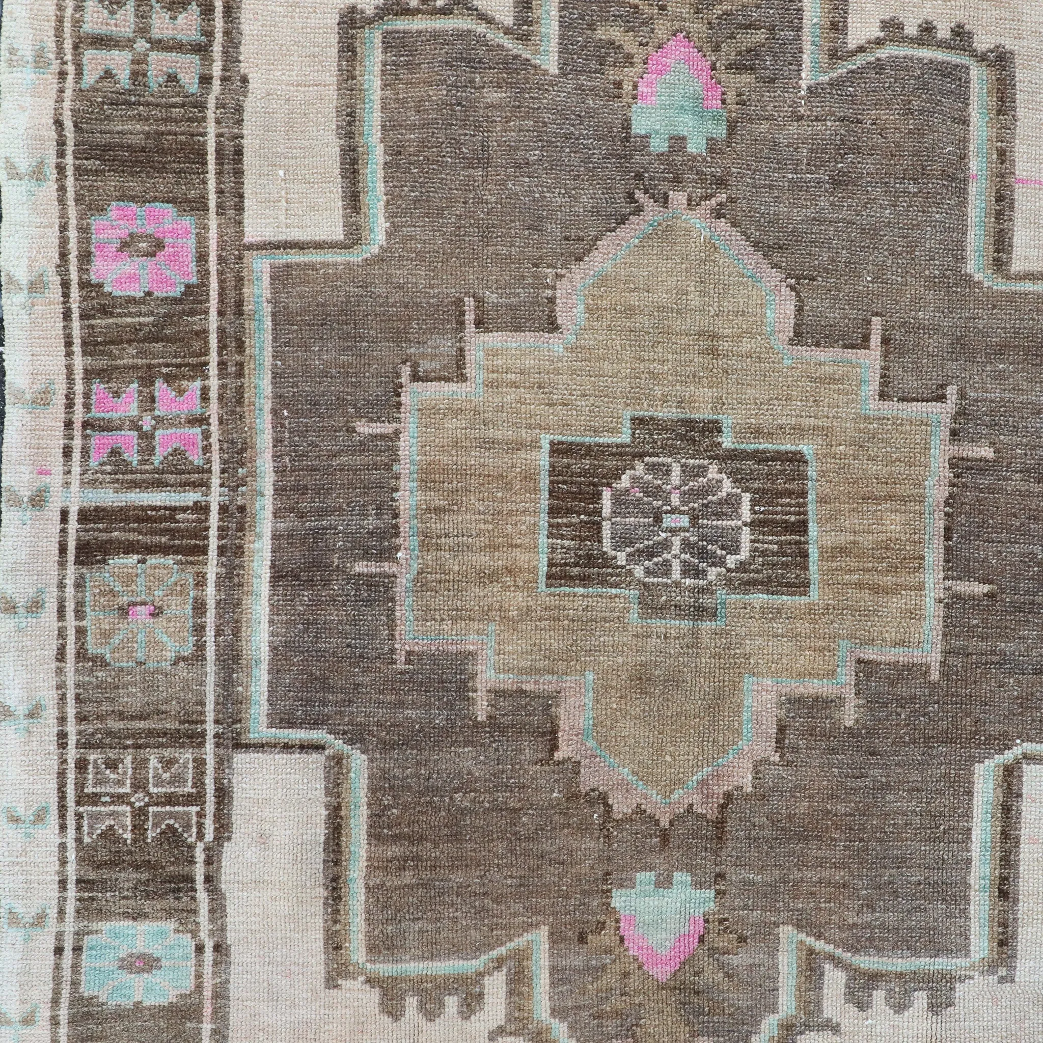Z258 Handwoven Vintage Rug 4'9x12’3