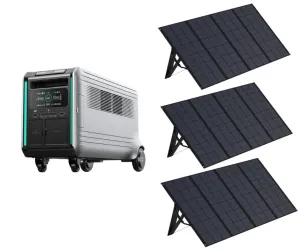Zendure SuperBase V6400  400W Solar Panel*3