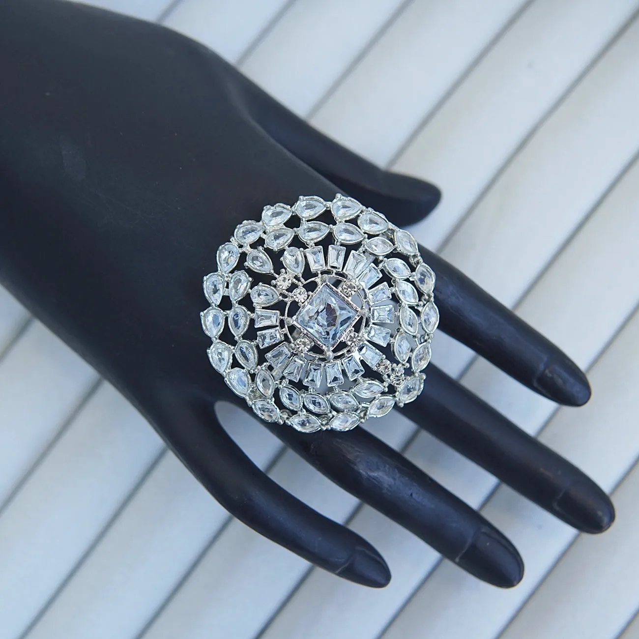 Zirconia Glossy Ring