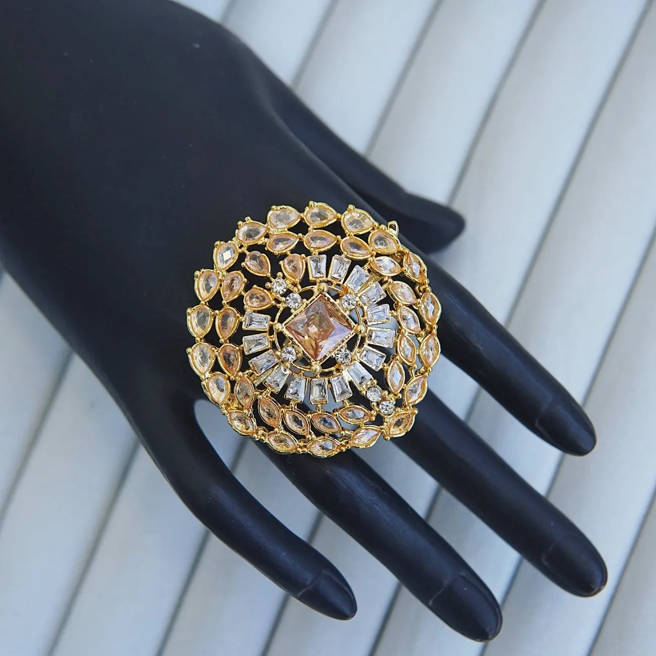 Zirconia Glossy Ring